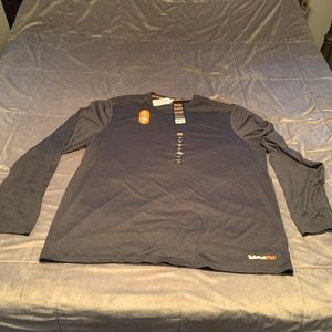 Timberland pro long sleeve sun protection shirt. Size 2XL Dark charcoal Heather